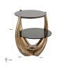 End Table Aida Gold by Richmond Interiors End Table Aida Gold by Richmond Interiors