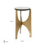 End Table Avery Gold by Richmond Interiors
