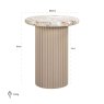 End Table Coronel Blush Beige by Richmond Interiors