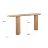 Console Oakley Natural Oak by Richmond Interiors Console Oakley Natural Oak by Richmond Interiors