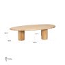 Coffee Table Oakley Natural Oak by Richmond Interiors Coffee Table Oakley Natural Oak by Richmond Interiors