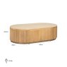 Belfort Natural Oak Coffee Table by Richmond Interiors Belfort Natural Oak Coffee Table by Richmond Interiors