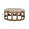 Du Pont Coffee Table - Brushed Gold by Richmond Interiors Du Pont Coffee Table - Brushed Gold by Richmond Interiors