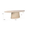 Dining Table Fictus Beige 240 by Richmond Interiors Dining Table Fictus Beige 240 by Richmond Interiors