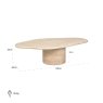 Fictus Coffee Table - Beige - by Richmond Interiors Fictus Coffee Table - Beige - by Richmond Interiors