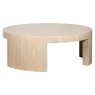 Coffee Table Alexander Jones Beige Round (Biltmore) by Richmond Interiors