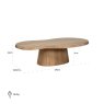 Coffee Table Riva Natural Oak by Richmond Interiors Coffee Table Riva Natural Oak by Richmond Interiors