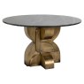 Dining Table Maddox Black/gold 130cm by Richmond Interiors Dining Table Maddox Black/gold 130cm by Richmond Interiors