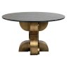 Dining Table Maddox Black/gold 130cm by Richmond Interiors Dining Table Maddox Black/gold 130cm by Richmond Interiors