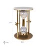 End Table Tempus Gold by Richmond Interiors End Table Tempus Gold by Richmond Interiors