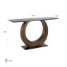 Console Luna Gold by Richmond Interiors Console Luna Gold by Richmond Interiors