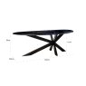 Dining Table Trocadero Black by Richmond Interiors Dining Table Trocadero Black by Richmond Interiors