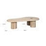 La Cantera Coffee Table - Beige - by Richmond Interiors La Cantera Coffee Table - Beige - by Richmond Interiors