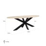 Dining Table Avalon Bronze Oval 230 by Richmond Interiors Dining Table Avalon Bronze Oval 230 by Richmond Interiors