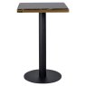 Zenza 50 x 50cm Bistro Table (Black / Gold) by Richmond Interiors Zenza 50 x 50cm Bistro Table (Black / Gold) by Richmond Interiors