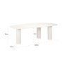 Dining Table Bloomstone White 235 by Richmond Interiors Dining Table Bloomstone White 235 by Richmond Interiors