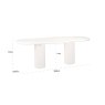 Dining Table Bloomstone White 260 by Richmond Interiors Dining Table Bloomstone White 260 by Richmond Interiors