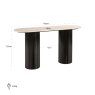 Console Hampton Dark Brown by Richmond Interiors Console Hampton Dark Brown by Richmond Interiors