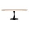 Dining Table Hampton Black Oval 230 by Richmond Interiors Dining Table Hampton Black Oval 230 by Richmond Interiors