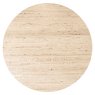 Hampton 90cm Round Coffee Table - Dark Brown - by Richmond Interiors Hampton 90cm Round Coffee Table - Dark Brown - by Richmond Interiors