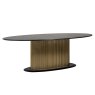 Dining Table Ironville Gold Oval 235 by Richmond Interiors Dining Table Ironville Gold Oval 235 by Richmond Interiors