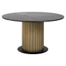 Dining Table Ironville Gold 140cm by Richmond Interiors