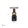 End Table Mose Black 41cm by Richmond Interiors