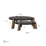 Alexander Jones Charcoal Coffee Table (Brody) - Set of 2 by Richmond Interiors Alexander Jones Charcoal Coffee Table (Brody) - Set of 2 by Richmond Interiors
