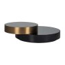 Alexander Jones Black/Gold Coffee Table (Slice) by Richmond Interiors Alexander Jones Black/Gold Coffee Table (Slice) by Richmond Interiors