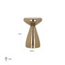 End Table Arlo Gold by Richmond Interiors