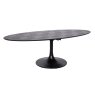 Dining Table Blax Black Oval 250 by Richmond Interiors Dining Table Blax Black Oval 250 by Richmond Interiors