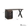 Desk Hunter Black Rustic by Richmond Interiors Desk Hunter Black Rustic by Richmond Interiors