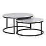 Coffee Table Lexington White (Set of 2) by Richmond Interiors Coffee Table Lexington White (Set of 2) by Richmond Interiors