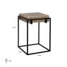 End Table Calloway Champagne Gold by Richmond Interiors End Table Calloway Champagne Gold by Richmond Interiors