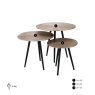 Coffee Table Vittorio Champagne Gold (Set of 3) by Richmond Interiors Coffee Table Vittorio Champagne Gold (Set of 3) by Richmond Interiors