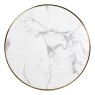 Osteria 80 x 80cm Bistro Table (Black / White) by Richmond Interiors