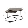 Asher Coffee Table - Champagne Gold (Set of 2) by Richmond Interiors Asher Coffee Table - Champagne Gold (Set of 2) by Richmond Interiors