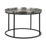 Coffee Table Lyam Silver 70cm by Richmond Interiors Coffee Table Lyam Silver 70cm by Richmond Interiors