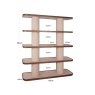 Display Cabinet Willox Beige by Richmond Interiors Display Cabinet Willox Beige by Richmond Interiors