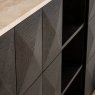 Sideboard Claremont Brown 4 Door 2 Shelf by Richmond Interiors Sideboard Claremont Brown 4 Door 2 Shelf by Richmond Interiors