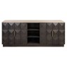 Sideboard Claremont Brown 4 Door 2 Shelf by Richmond Interiors