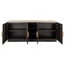 Sideboard Claremont Brown 4 Door 2 Shelf by Richmond Interiors Sideboard Claremont Brown 4 Door 2 Shelf by Richmond Interiors