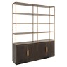 Display Cabinet Carter Brown Large 4 Door by Richmond Interiors Display Cabinet Carter Brown Large 4 Door by Richmond Interiors