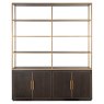 Display Cabinet Carter Brown Large 4 Door by Richmond Interiors Display Cabinet Carter Brown Large 4 Door by Richmond Interiors