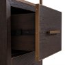 Display Cabinet Carter Brown Small 2 Drawer by Richmond Interiors Display Cabinet Carter Brown Small 2 Drawer by Richmond Interiors