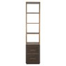 Display Cabinet Carter Brown Small 2 Drawer by Richmond Interiors