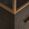 Display Cabinet Carter Brown Small 2 Drawer by Richmond Interiors Display Cabinet Carter Brown Small 2 Drawer by Richmond Interiors