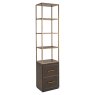 Display Cabinet Carter Brown Small 2 Drawer by Richmond Interiors