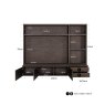 TV Cabinet Lachance Brown 3 Door 2 Drawer by Richmond Interiors