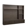 TV Cabinet Lachance Brown 3 Door 2 Drawer by Richmond Interiors TV Cabinet Lachance Brown 3 Door 2 Drawer by Richmond Interiors